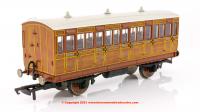 R40058A Hornby GNR 4 Wheel 3rd Class Coach number 1505 in GNR Teak livery - Era 2